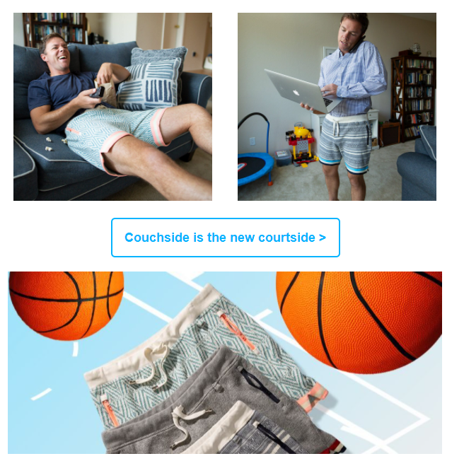 Chubbies newsletter copy