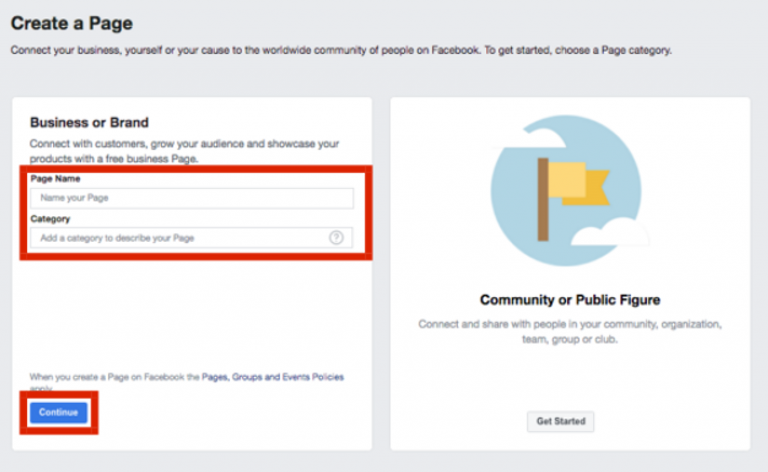Page is created