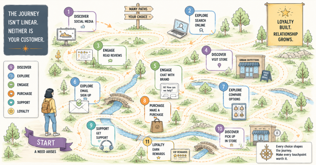 Ecommerce Customer Journey Map