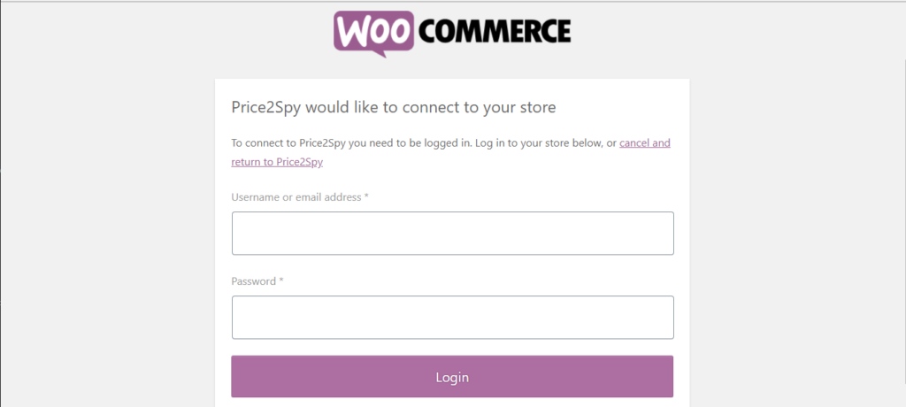 WooCommerce - integrating with Price2Spy