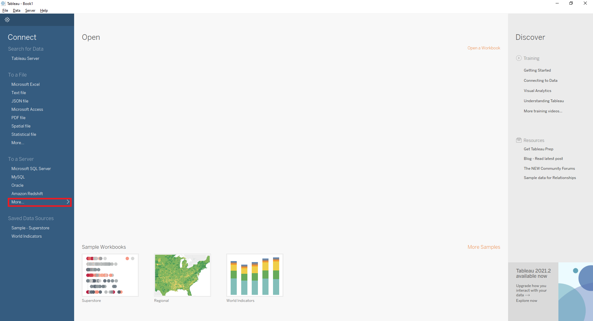 Tableau connection