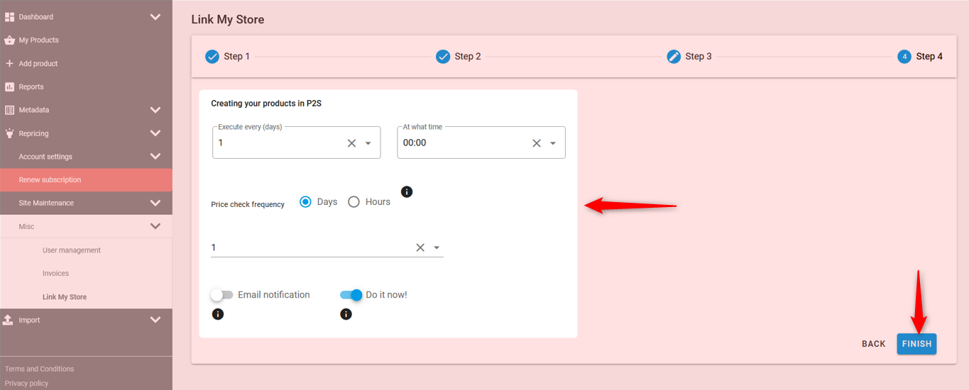 Shopify - integrating with Price2Spy